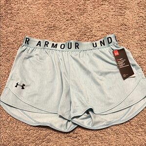 Under Armour Light Blue Athletic Shorts